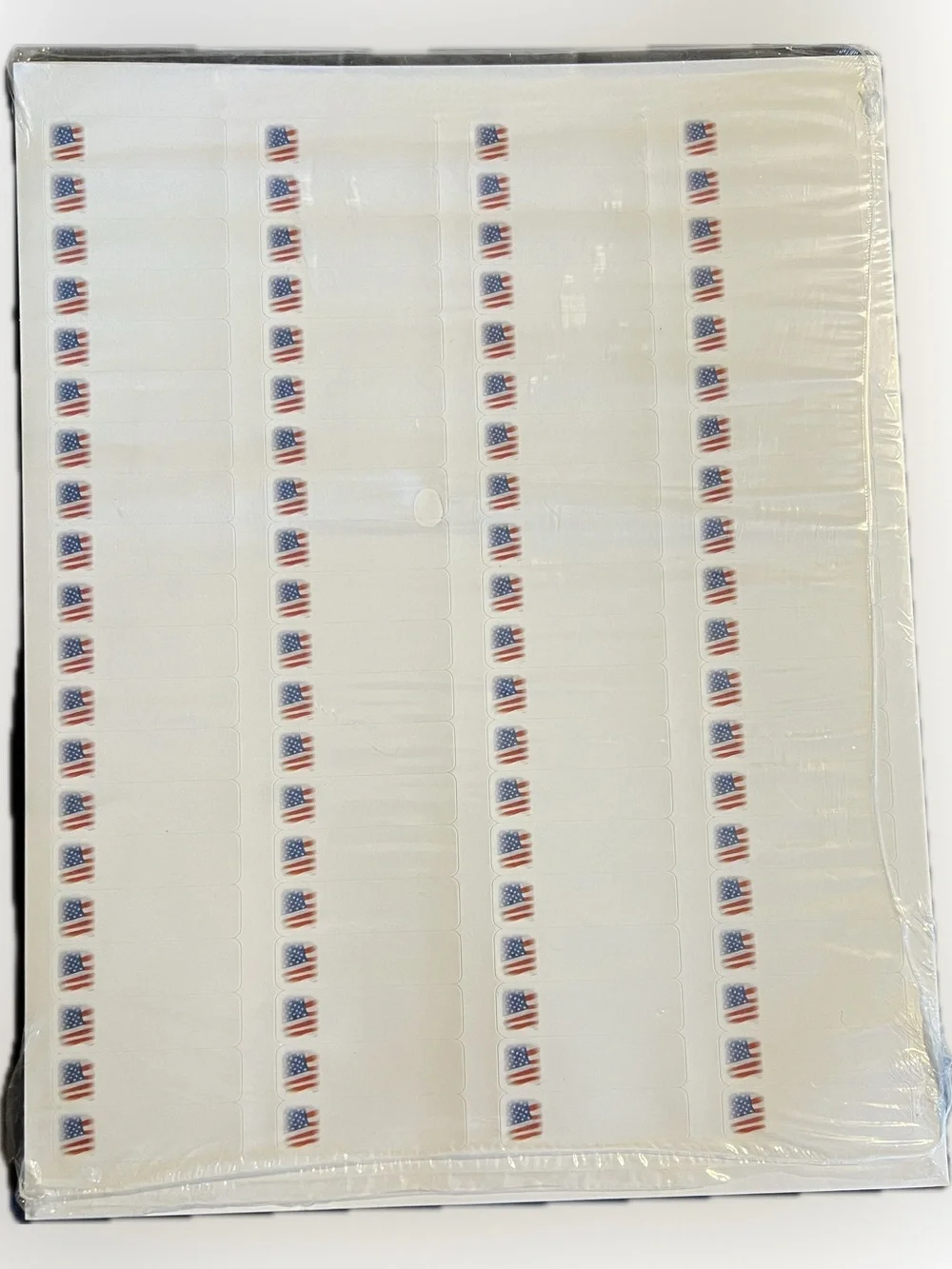 🔴NCR American Flag Blank Premium Address Return Labels Laser InkJet Printer